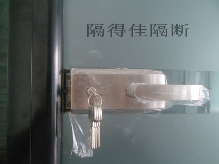 玻璃门锁