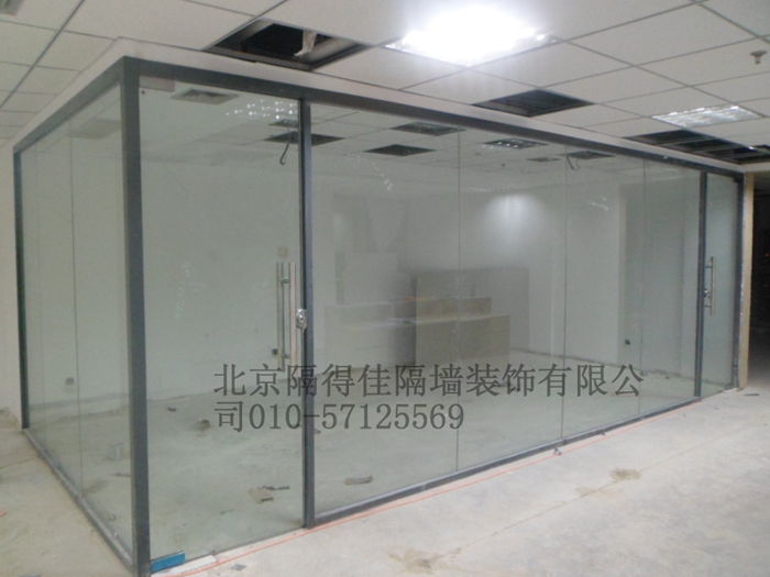 烤漆隔墙玻璃隔墙