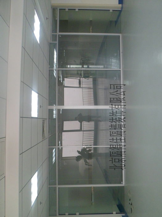 中空玻璃带百叶隔断